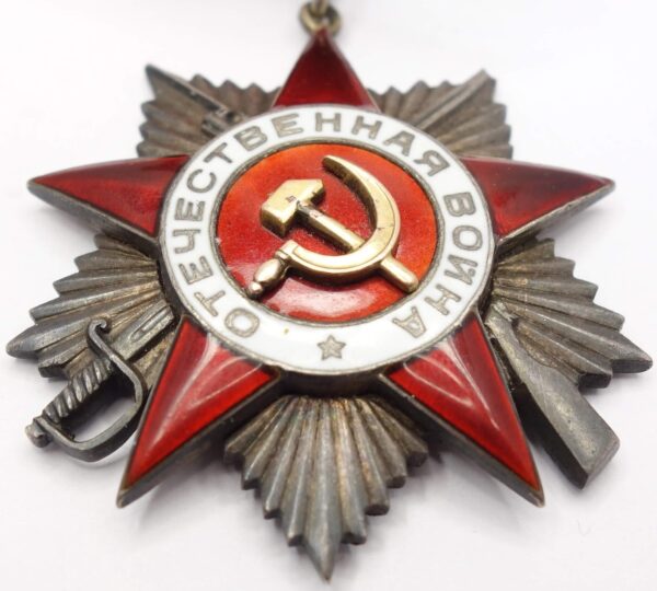 Soviet Order of the Patriotic War 2nd class #786 - Image 8