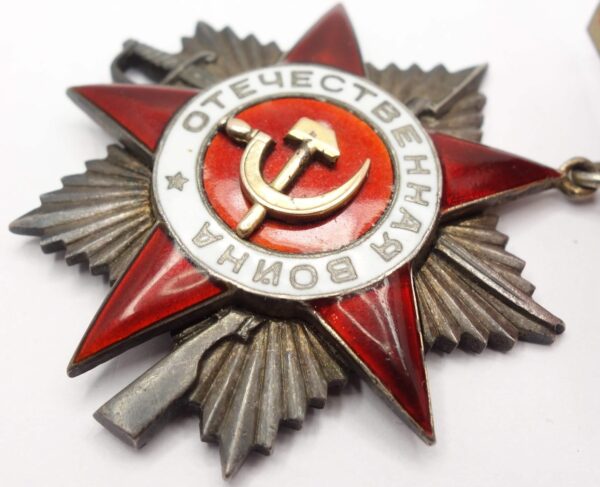 Soviet Order of the Patriotic War 2nd class #786 - Image 9