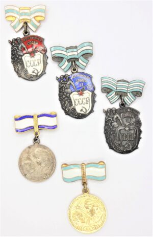 Group of Soviet Motherhood medals and orders