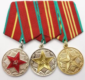 Soviet Medals for Impeccable Service