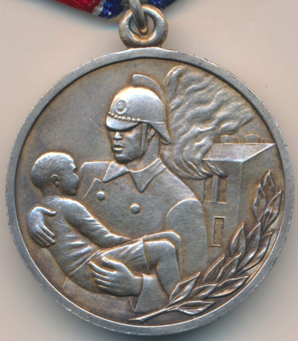 Soviet saving life fire medal