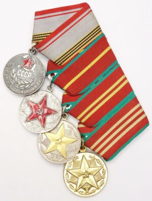 Soviet Medals for Impeccable Service in the KGB