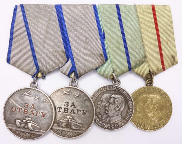 Soviet Partisan Medal grouping