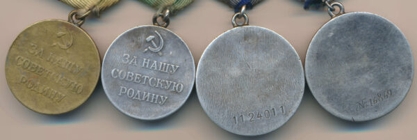Soviet Partisan Medal grouping
