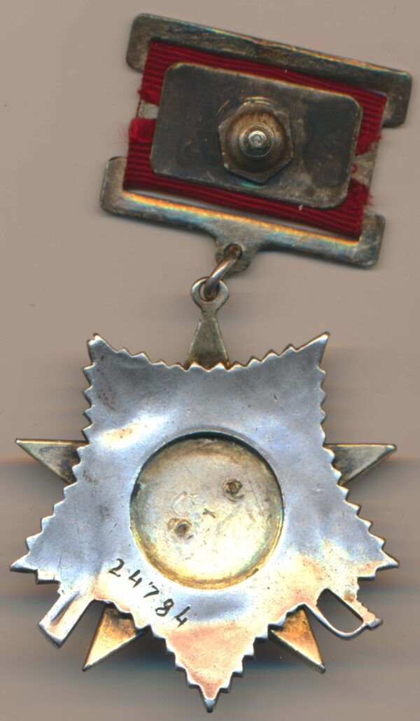 Soviet Order of the Patriotic War 2nd class on suspension