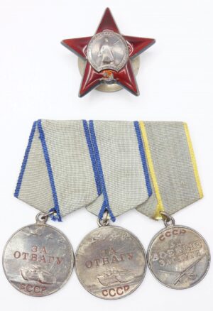 Group of a Soviet Order of the Red Star