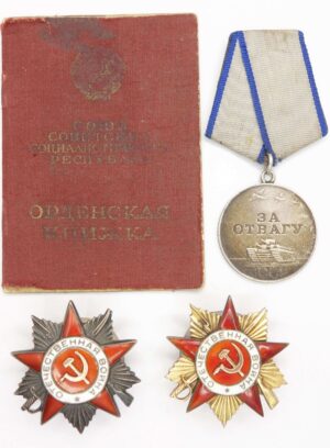 Soviet Documented group of two Orders