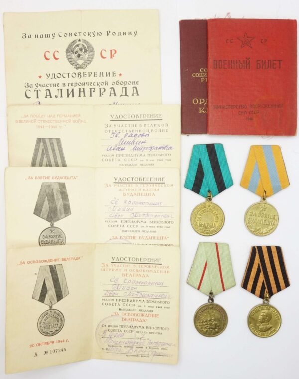 Group of Campaign Medals USSR