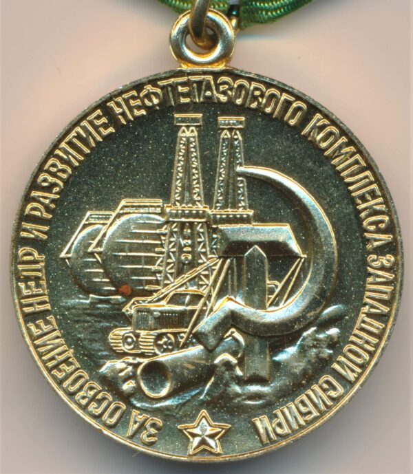 Medal for Development of Oil and Gas Industry of Western Siberia