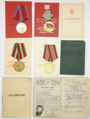 Group of Medals to an Afghanistan Firefighter