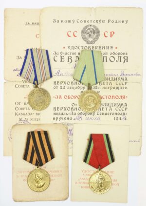 Group of Soviet Campaign Medals