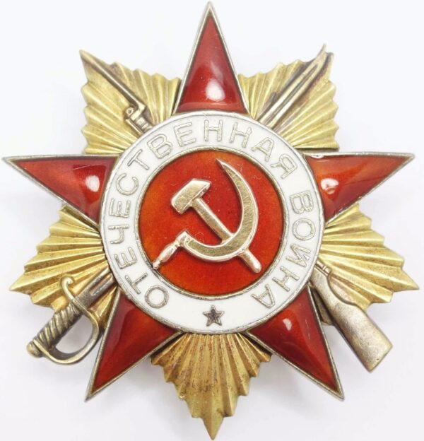 Order of the Patriotic War 1st class pilot