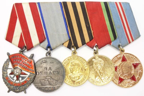 Group of Soviet Awards to a medic