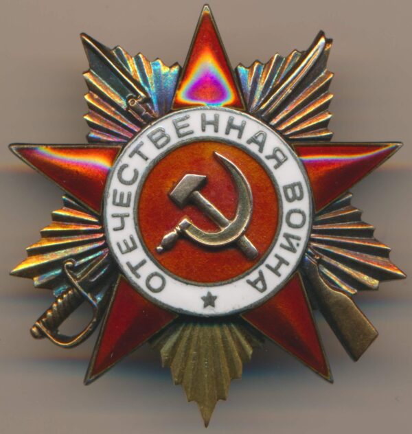 Order of the Patriotic War 1st class to fighter pilot
