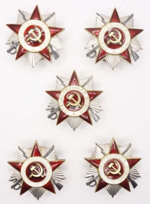 5 Consecutive Orders of the Patriotic War 2nd class