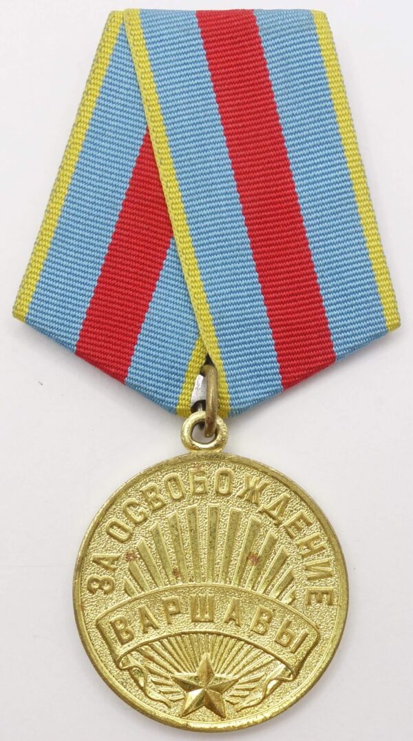 Soviet Medal for the Liberation of Warsaw voenkomat