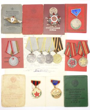 Complete Documented Group of Soviet and Mongolian Awards