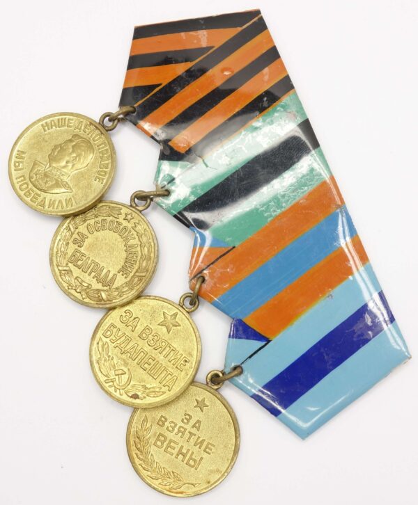 Group of Soviet Campaign Medals 