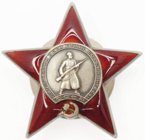 Soviet Order of the Red Star to a woman