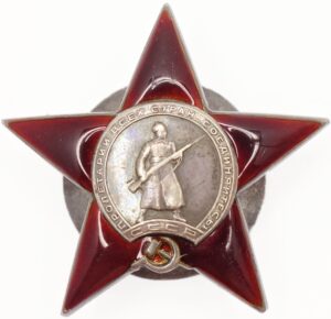 Order of the Red Star to a T-34 commander