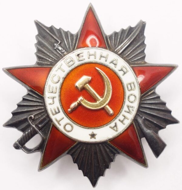 Order of the Patriotic War 2nd class to Tank commander