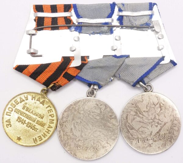 Group of Soviet medals for Bravery