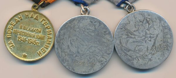 Group of Soviet medals for Bravery