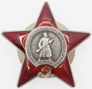 Order of the Red Star to a female