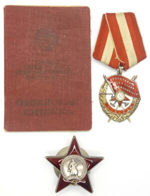 Documented Group of an Order of the Red Banner and a Red Star