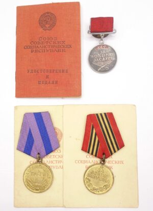 Documented Group of Soviet Awards to a female
