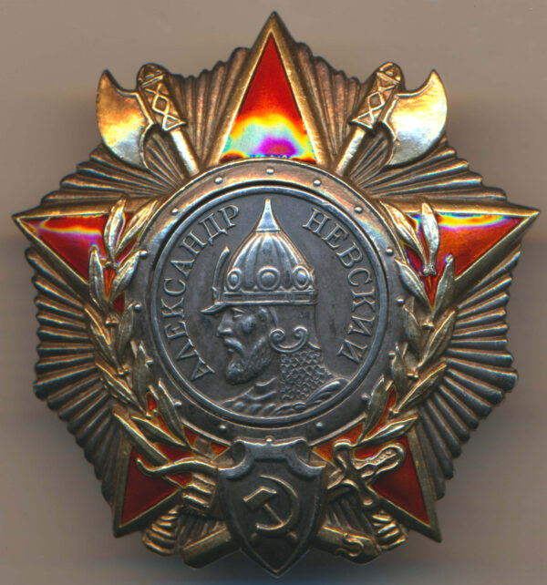 Soviet Order of Alexander Nevsky to a foreigner