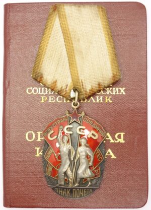 Order of the Badge of Honor with booklet