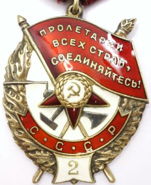 Order of the Red Banner 2nd award