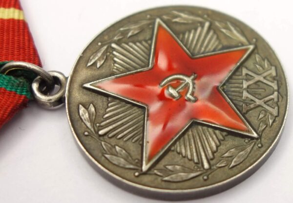 Soviet Medal for Impeccable Service in the KGB 1st class in solid silver - Image 9