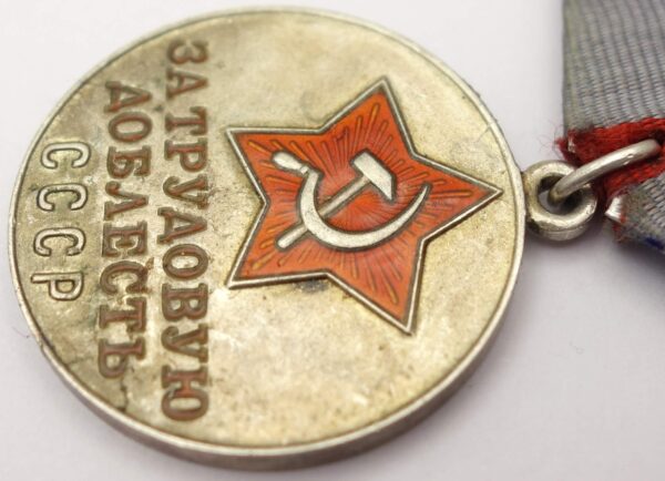 Soviet Medal for Labor Valor - Image 8