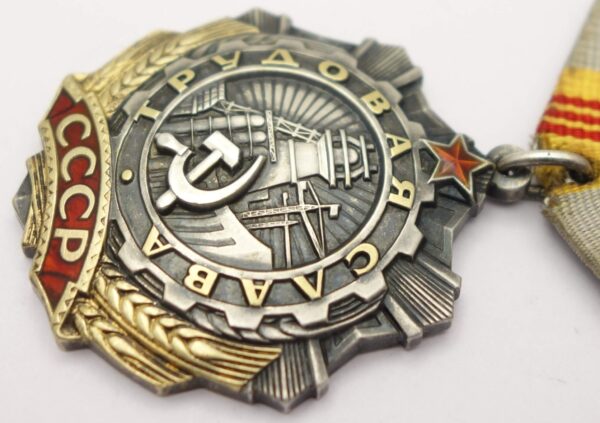 Soviet Order of Labor Glory 3rd class #80772 - Image 8