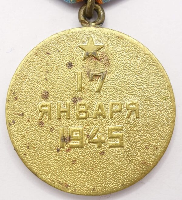 Soviet Medal for the Liberation of Warsaw variation 1 - Image 2