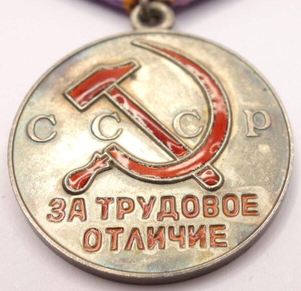 Soviet Medal for Distinguished Labor - Image 7