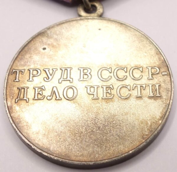 Soviet Medal for Distinguished Labor - Image 9