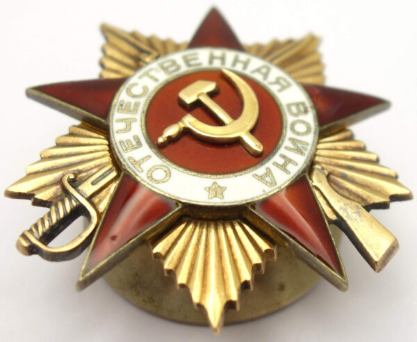 Soviet Order of the Patriotic War 1st class #217068 - Image 5