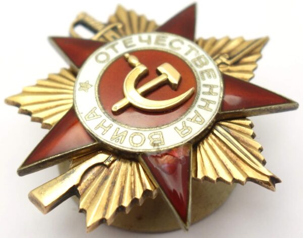 Soviet Order of the Patriotic War 1st class #217068 - Image 6