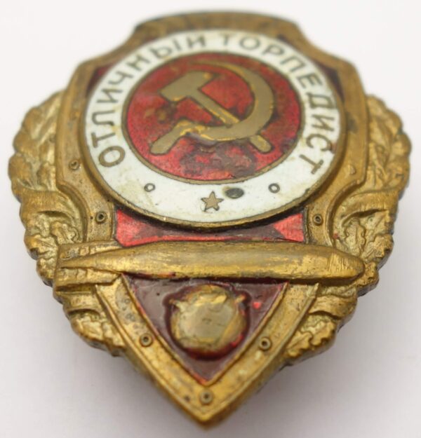 Soviet Excellent Torpedo Operator Badge - Image 4