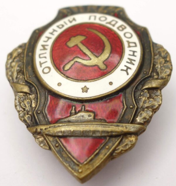 Soviet Excellent Submariner Badge - Image 4