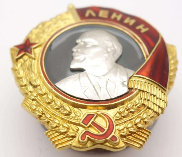 Soviet Order of Lenin #9844 with Order Booklet - Image 5