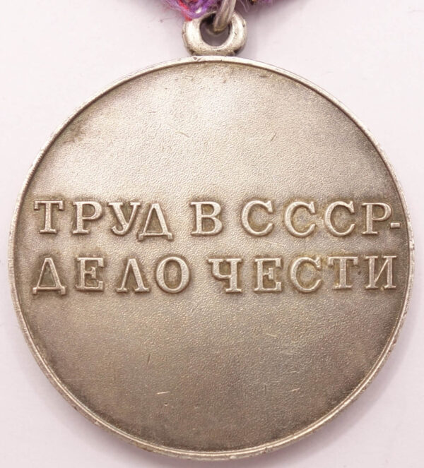 Soviet Medal for Labor Valor - Image 2