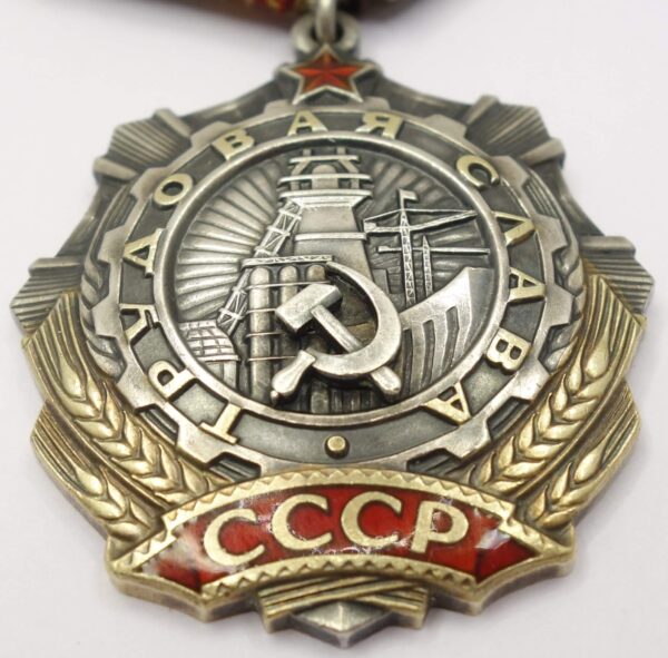 Soviet Order of Labor Glory 3rd class #132146 - Image 7