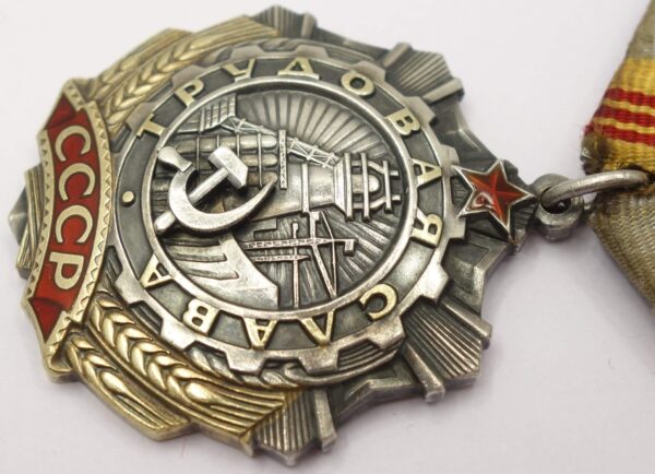 Soviet Order of Labor Glory 3rd class #132146 - Image 8