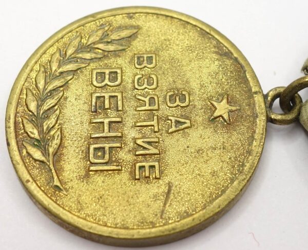 Soviet Medal for the Capture of Vienna variation 1 - Image 8