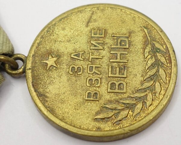 Soviet Medal for the Capture of Vienna variation 1 - Image 9