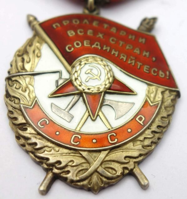 Soviet Documented Order of the Red Banner #104408 Duplicate - Image 8